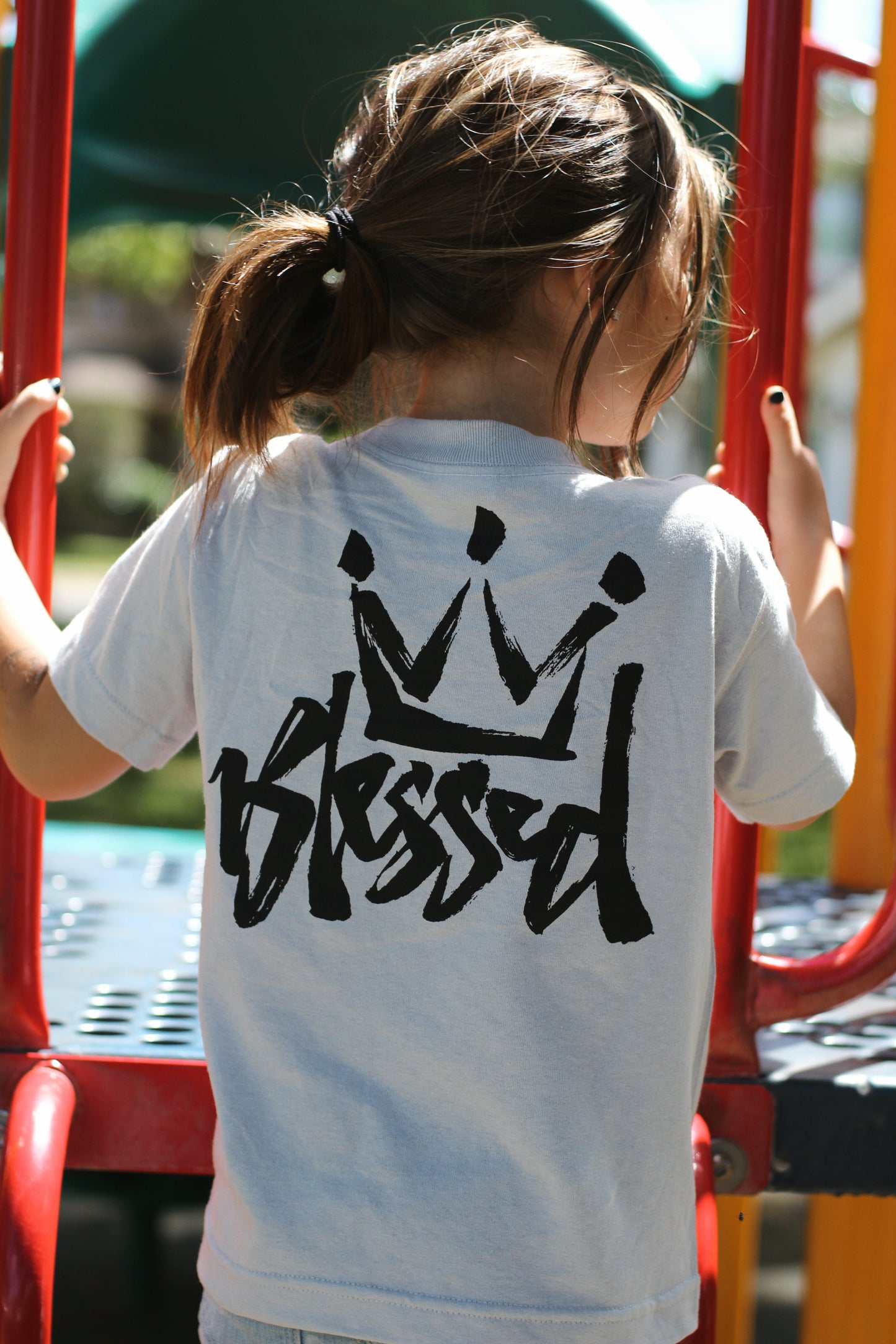 Kids Gray Kanji Tee