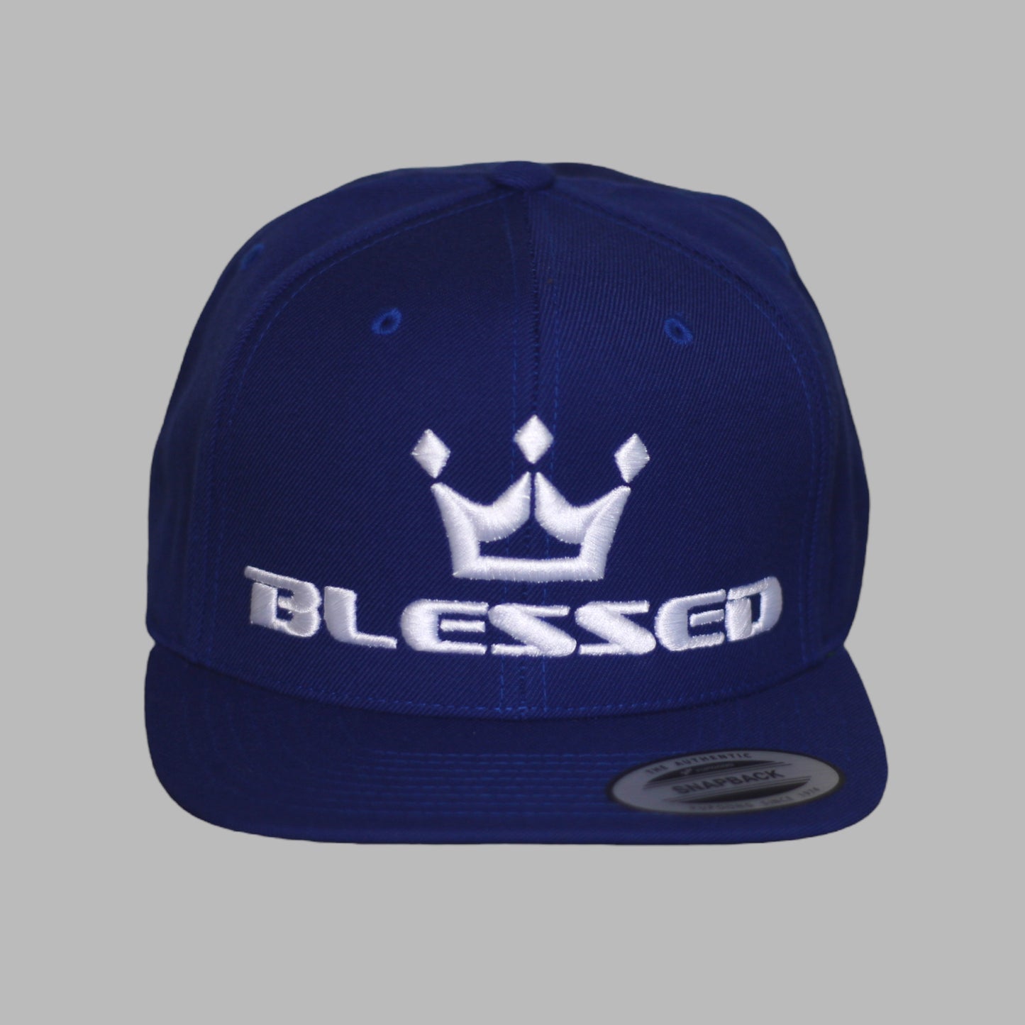 Blue & White Snapback Hat