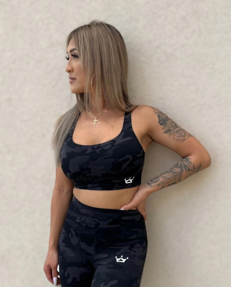 Women's Camo Sports Bra