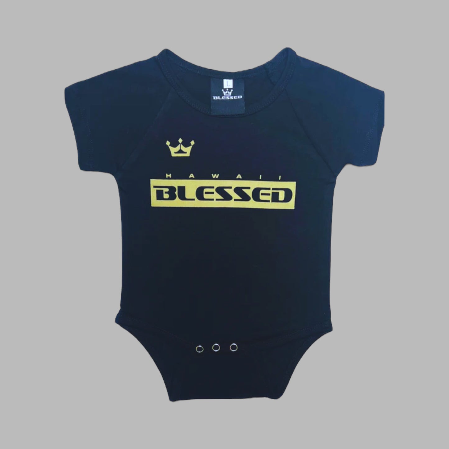 Infant Black & Gold Onesie
