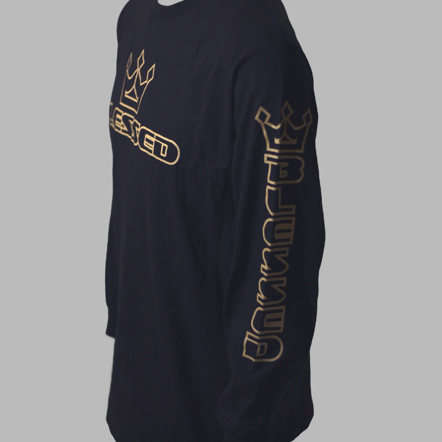 Men's Black & Gold Long Sleeve