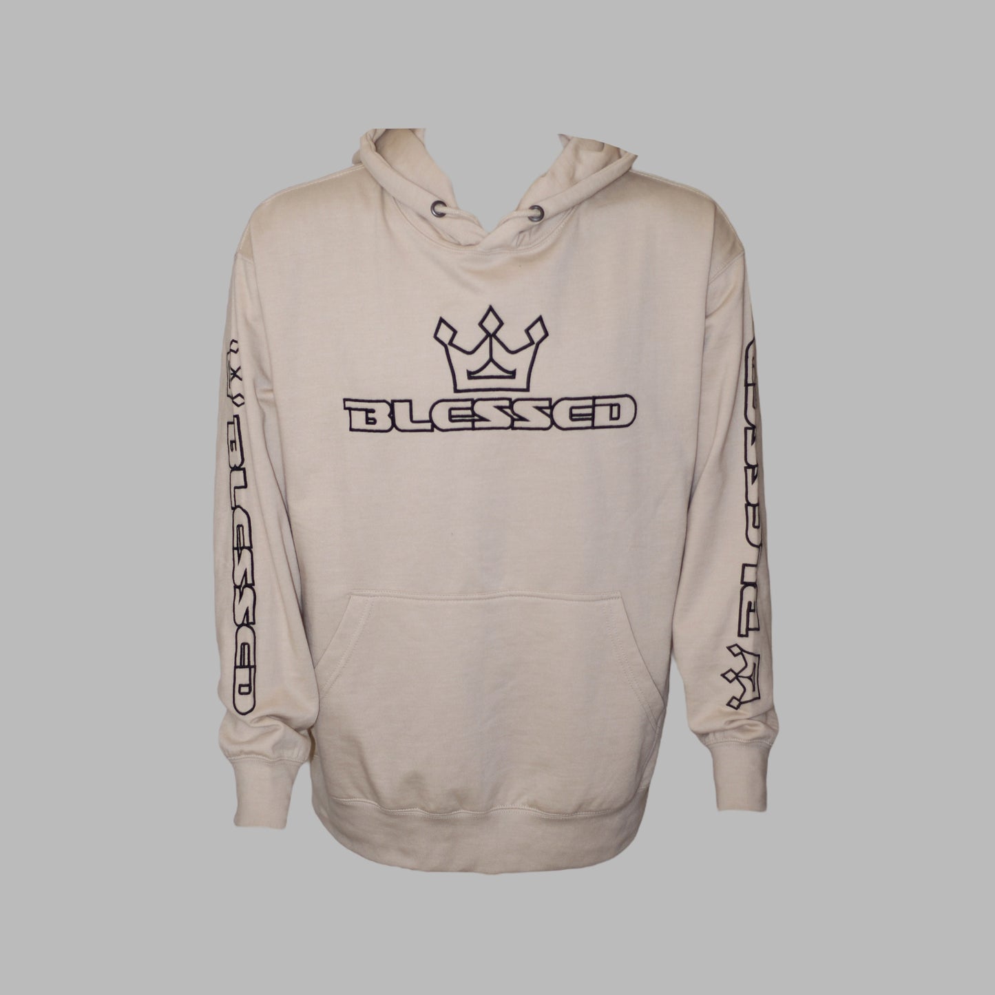 Men's Custom Hoodie- Sand