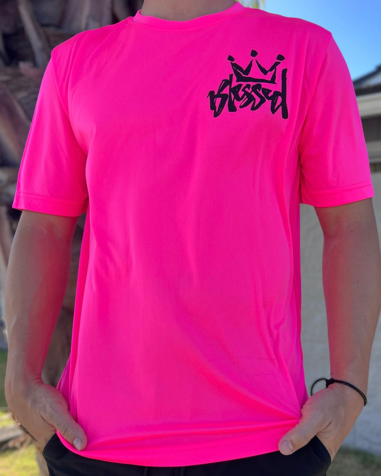 Men's Pink Kanji Dri-Fit